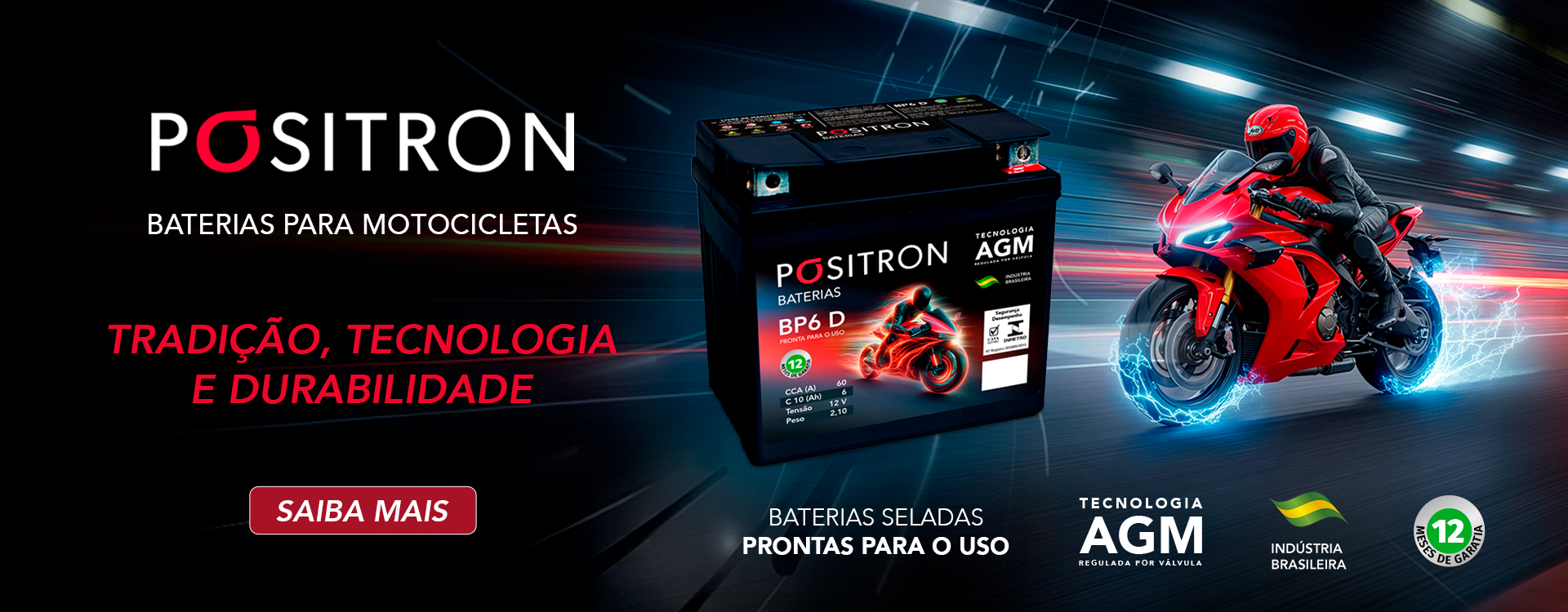 Baterias para motocicletas